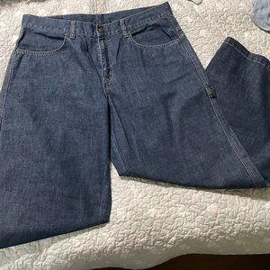 Vintage Retro Levis Carpenter Jeans in perfect cond Size 12 Straight/wide leg